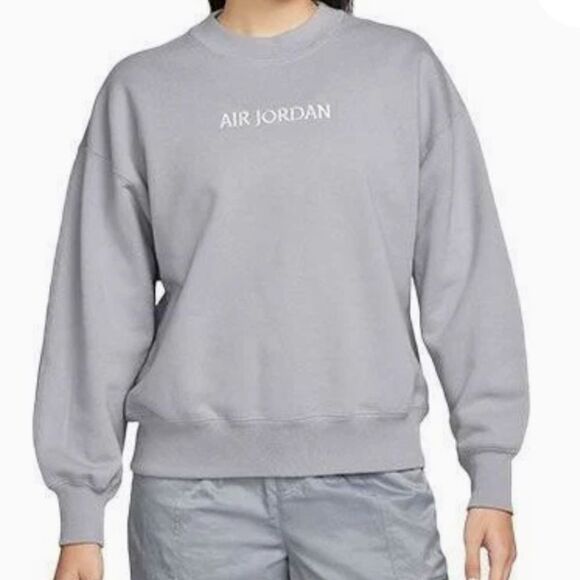Jordan Air Women’s Oversized Crewneck Sweatshirt Size XS - Picture 1 of 8